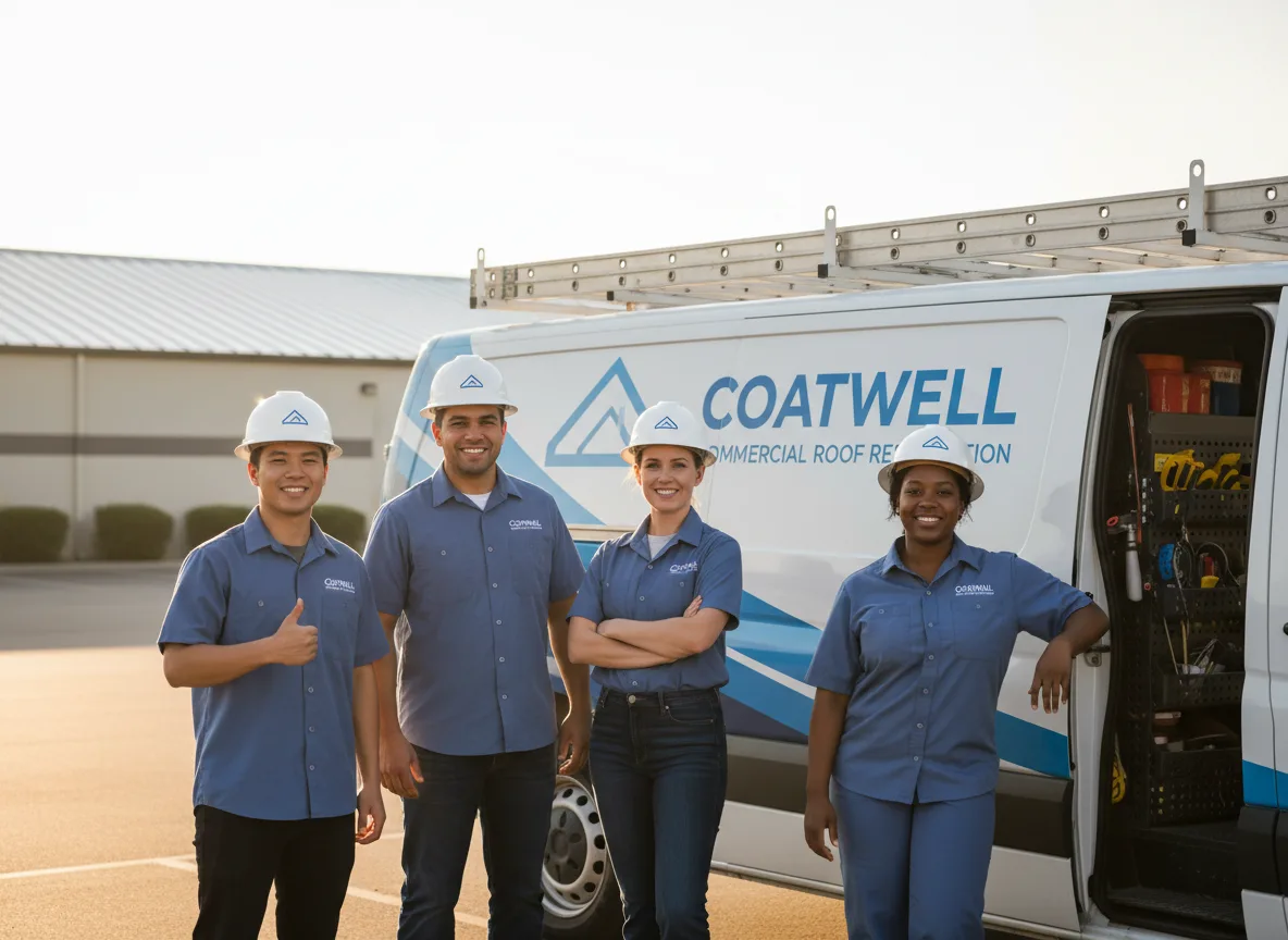 Commercial roof coating company in Pavo, GA